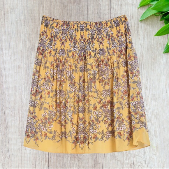 Max Studio Gathered Waist Floral Skirt, M - NWT - Picture 7 of 8